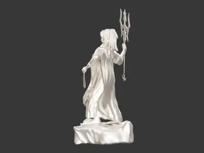 Statue Poseidon 3D model