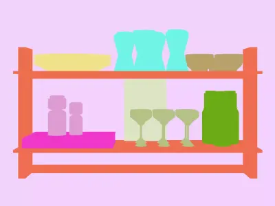 Kitchen decore 02 3D model