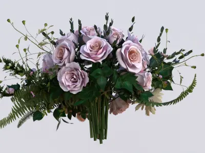 Bridal Bouquet 3D model