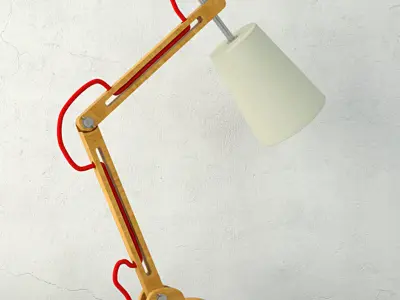 Silva Table Lamp by ZARA HOME 3D model