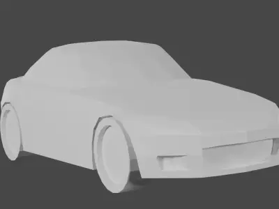 1999 Honda S2000 Low-poly 3D model