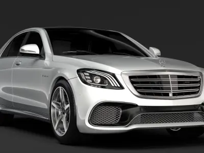 Mercedes AMG S 65 W222 2018 3D model