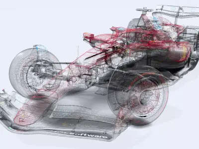 Ferrari SF-25 3D model