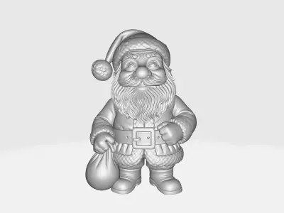 Santa Claus Figurine Christmas Decoration Model 3D print model