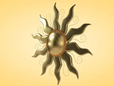 Sun - Wall Decoration 3D model