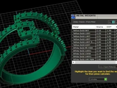 Stylish Engagement Diamond ring 3d Printable Model 3D print model