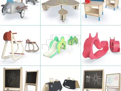 Toys and Vehicles Collection 3D model