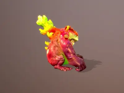Gorgy 3D Animations Low-poly 3D model