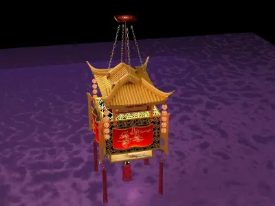 Chinese palace house  3D model