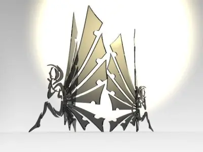 Book holder Fairy Free 3D print model