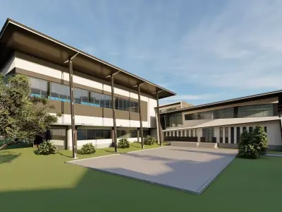 SCHOOL BUILDING 3D model 85