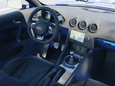 Audi TTS High Detailed 3D Model  3D model