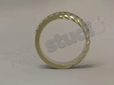 Luxury special art ring design 3d model 3D print model