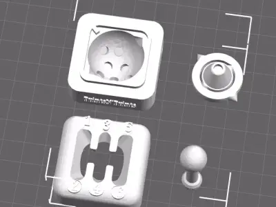 Stick Shifter Toy 3D print model