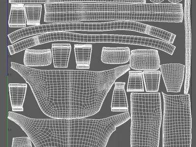 Handbag 01 3D model