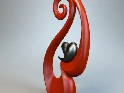 Black Heart m4 P 3D print model