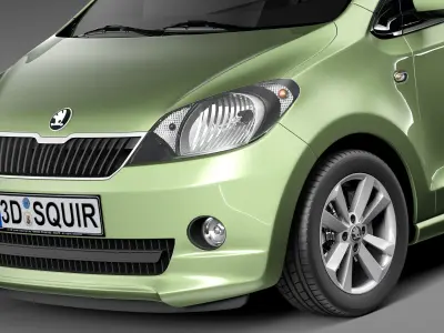 Skoda Citigo 5-door 2013 3D model