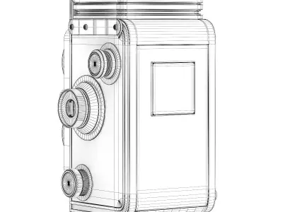 Antique Photo Camera 3D model