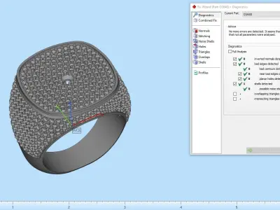 Cushion form ring model 648 3D print model