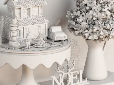 Christmas Decor Set 14 3D model