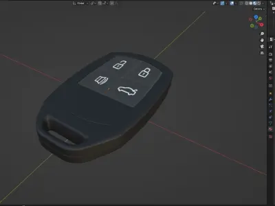 CAR KEY-05 3D model