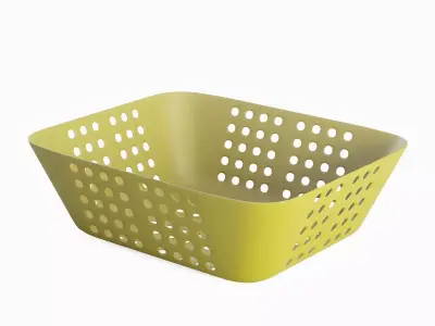 Plastic Basket 03 3D model