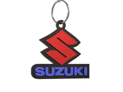 Suzuki keychain 02 3D print model