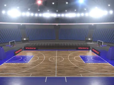 Basketball stadium  3D model