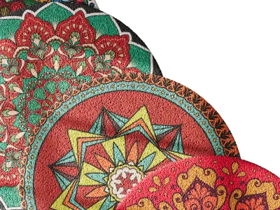 round carpet 19 3D model