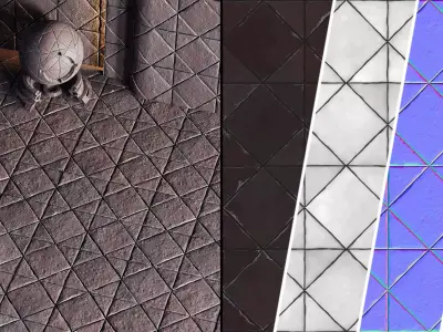 H154 Brick - PBR - 4K - Seamless - SBSAR Texture