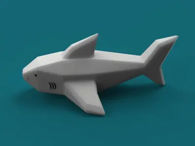Shark 3D print model