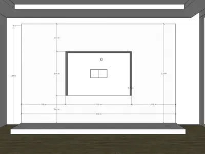TV stand Free 3D model