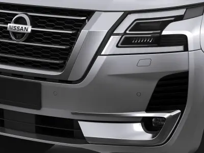 Nissan Patrol 2020 3D model