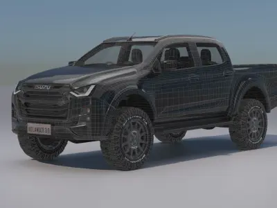 All New ISUZU D MAX Hi-Lander 2022 Minor Change 3D model