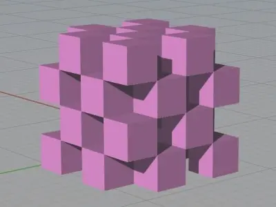 Cube model cubes Free 3D model