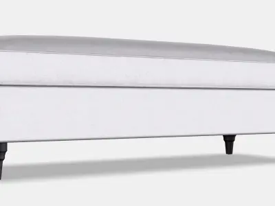 ESSEBODA Bench with storage 3 Low-poly 3D model