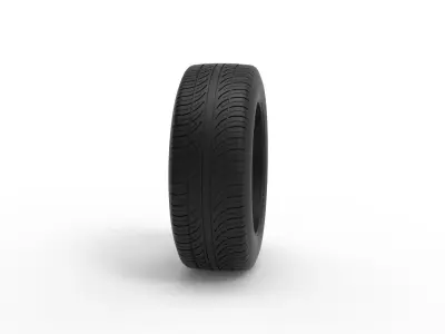 Race tire 8 Scale 1 to 25 3D print model