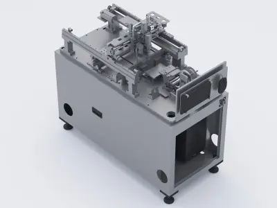 SMT labeling machine equipment 3D model