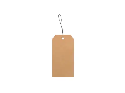 Gift Tags v1 001 Low-poly 3D model