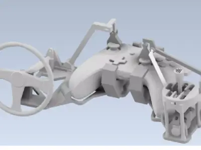 xbox controller plus car conversation and full kit 3D print model