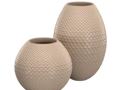 set of parametric vases 3D model