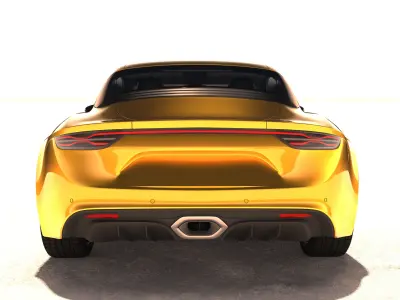 Generic Car 3D Model 3D model