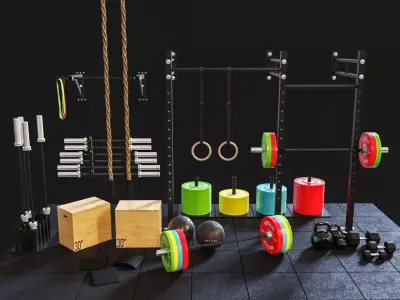 Crossfit Pack  V01 3D model