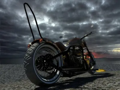 chopper motor 3D model
