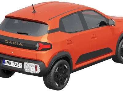 Dacia Spring 2025 3D model