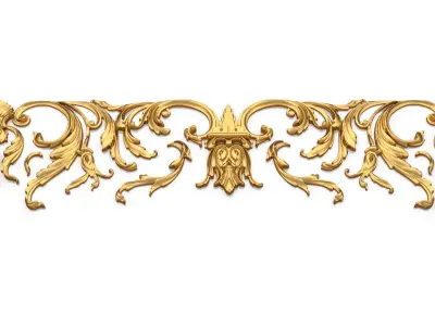 Classic decor ornament 125 3D model