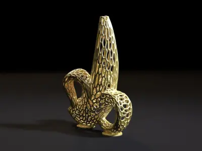 Vase banana 3D print model