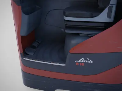 Forklift - Linde R 16 Low-poly 3D model