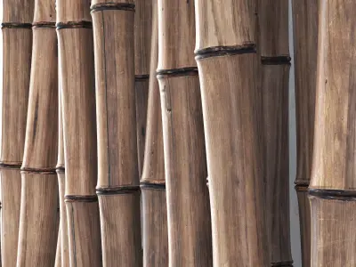 Bamboo decor n25 3D model