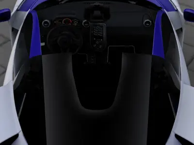 Mclaren senna 3D model by PIXELCRAZE